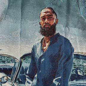 RDMCLOTHINGART tapestry hoodie BLUE NIP TAPESTRY JACKET