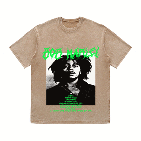 RDMCLOTHINGART tapestry hoodie BOB MARLEY HEAVY WEIGHT COTTON TEE-8924