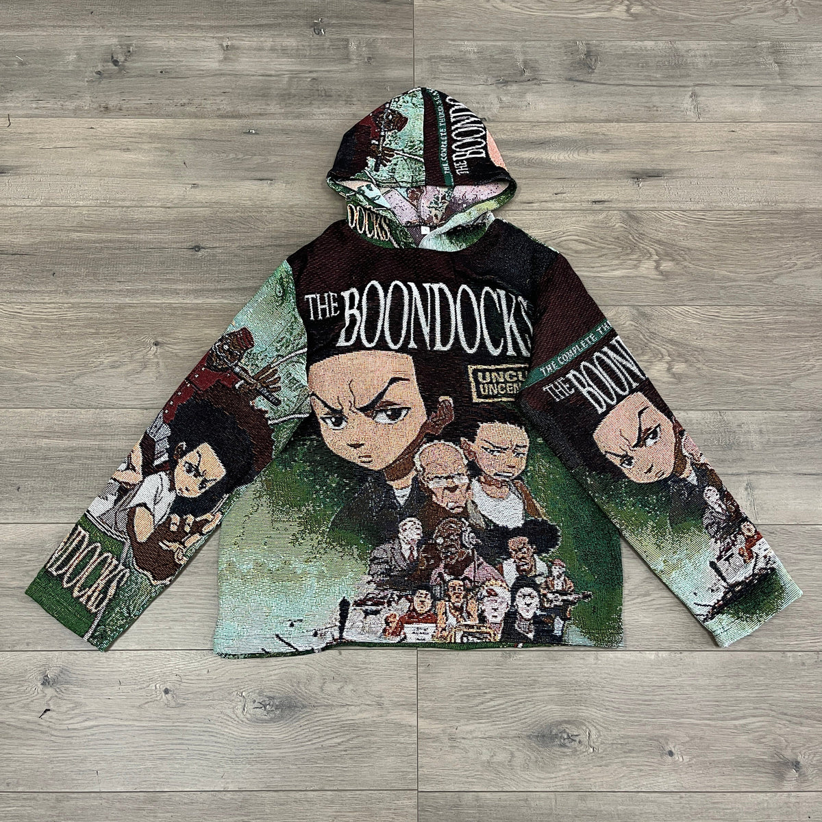 BOONDOCKS TAPESTRY HOODIE - RDMCLOTHINGART