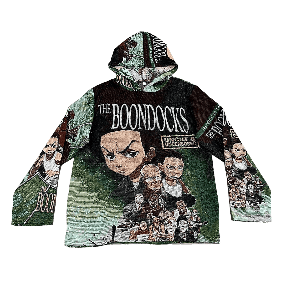 BOONDOCKS TAPESTRY HOODIE - RDMCLOTHINGART