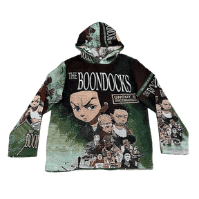 BOONDOCKS TAPESTRY HOODIE - RDMCLOTHINGART