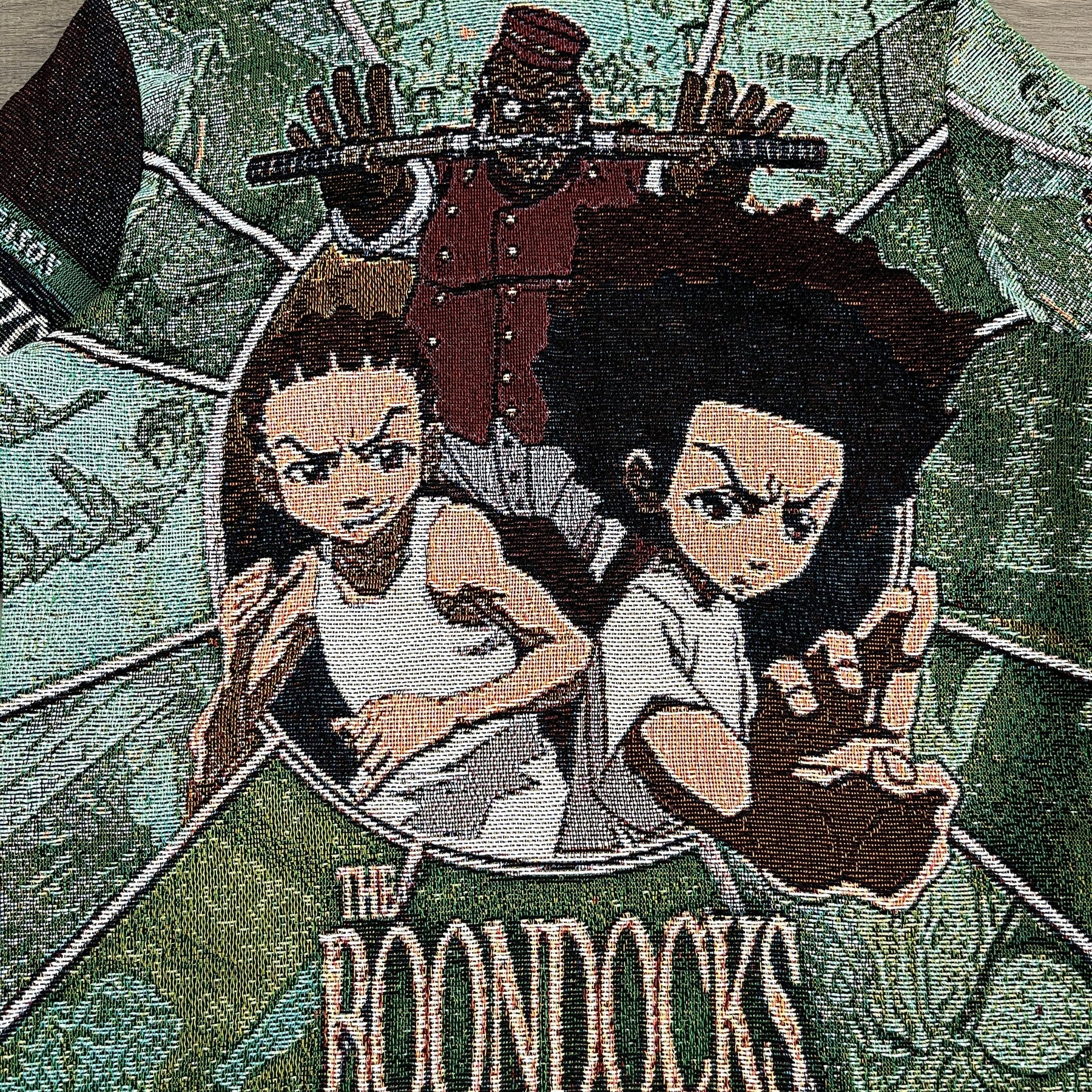 BOONDOCKS TAPESTRY HOODIE - RDMCLOTHINGART