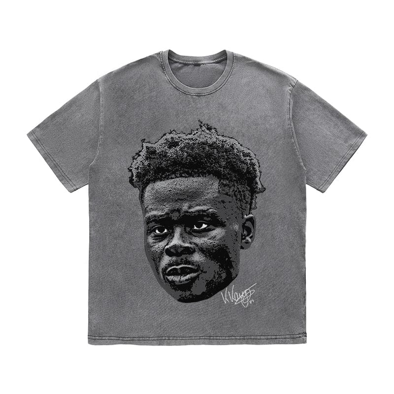 RDMCLOTHINGART tapestry hoodie BUKAYO HEAVY COTTON TEES-9540