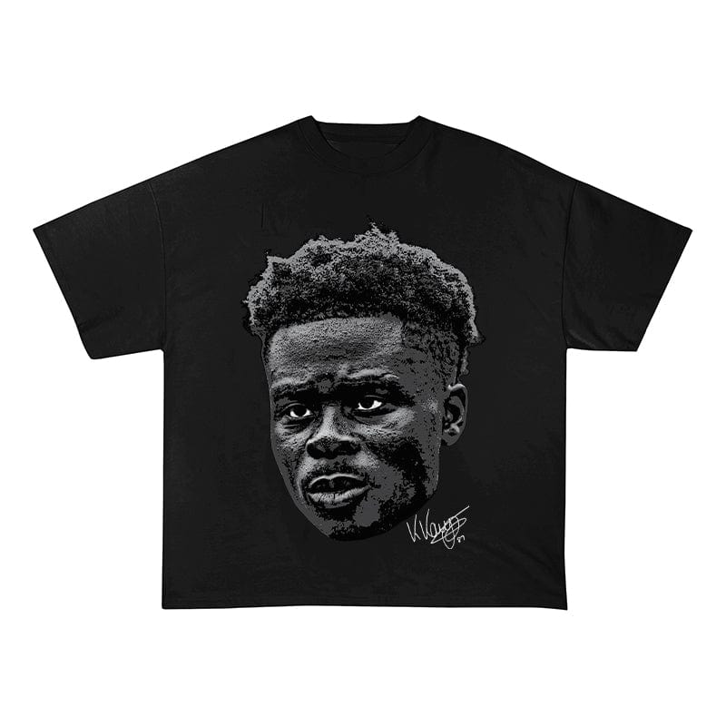 RDMCLOTHINGART tapestry hoodie BUKAYO HEAVY COTTON TEES-9540