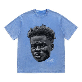 RDMCLOTHINGART tapestry hoodie BUKAYO HEAVY COTTON TEES-9540