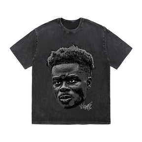 RDMCLOTHINGART tapestry hoodie BUKAYO HEAVY COTTON TEES-9540