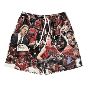 BULLS LEGENDARY MESH SHORTS-8619 - RDMCLOTHINGART