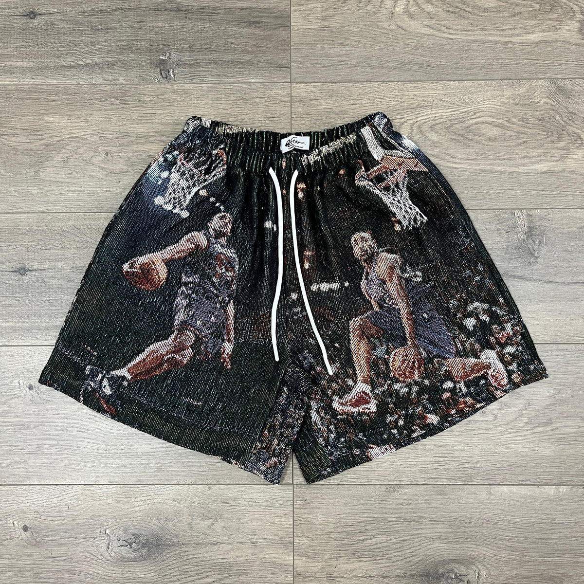 RDMCLOTHINGART tapestry hoodie CARTER TAPESTRY SHORTS