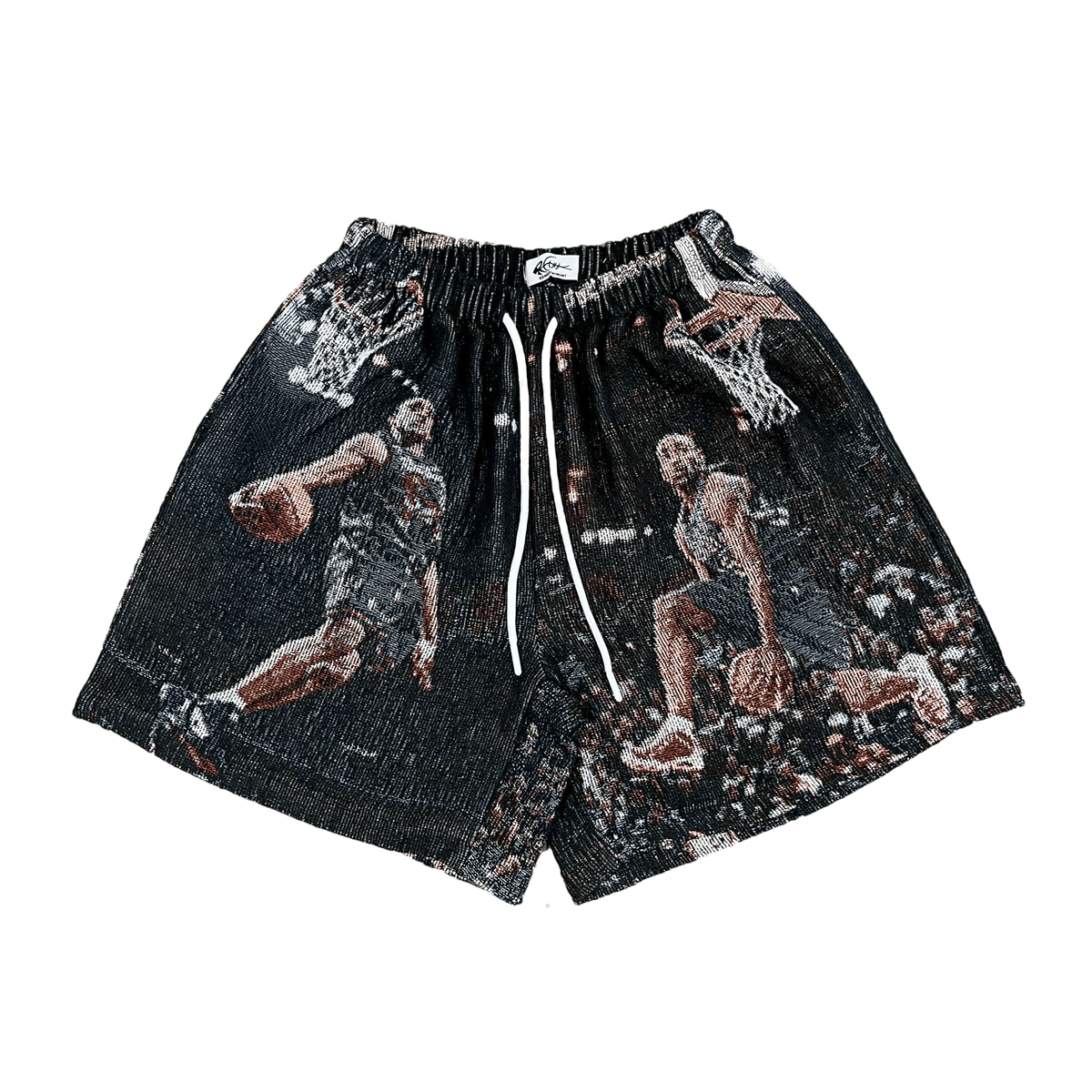 RDMCLOTHINGART tapestry hoodie CARTER TAPESTRY SHORTS