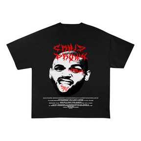 RDMCLOTHINGART tapestry hoodie CHRIS BROWN HEAVY WEIGHT COTTON TEE-8926