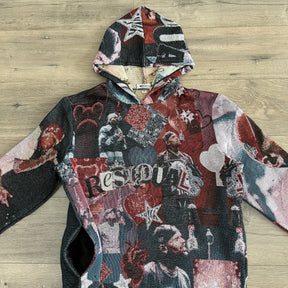 RDMCLOTHINGART tapestry hoodie CHRIS BROWN TAPESTRY HOODIE