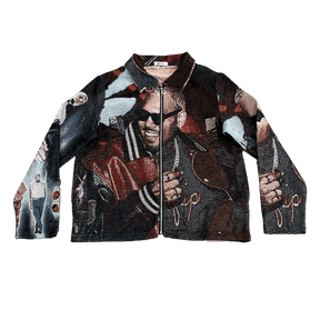 RDMCLOTHINGART tapestry hoodie CHRIS BROWN TAPESTRY JACKET