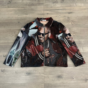 RDMCLOTHINGART tapestry hoodie CHRIS BROWN TAPESTRY JACKET