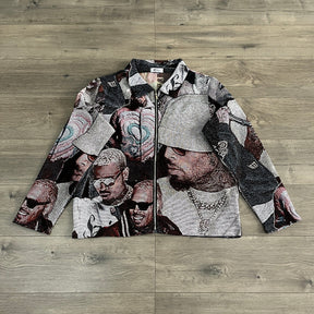 RDMCLOTHINGART tapestry hoodie CHRIS BROWN V2 TAPESTRY JACKET