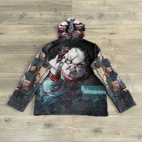 RDMCLOTHINGART tapestry hoodie CHUCKY TAPESTRY HOODIE