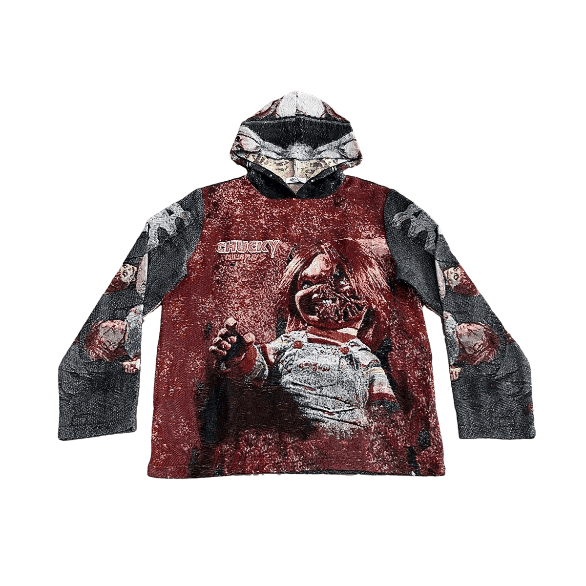 RDMCLOTHINGART tapestry hoodie CHUCKY TAPESTRY HOODIE