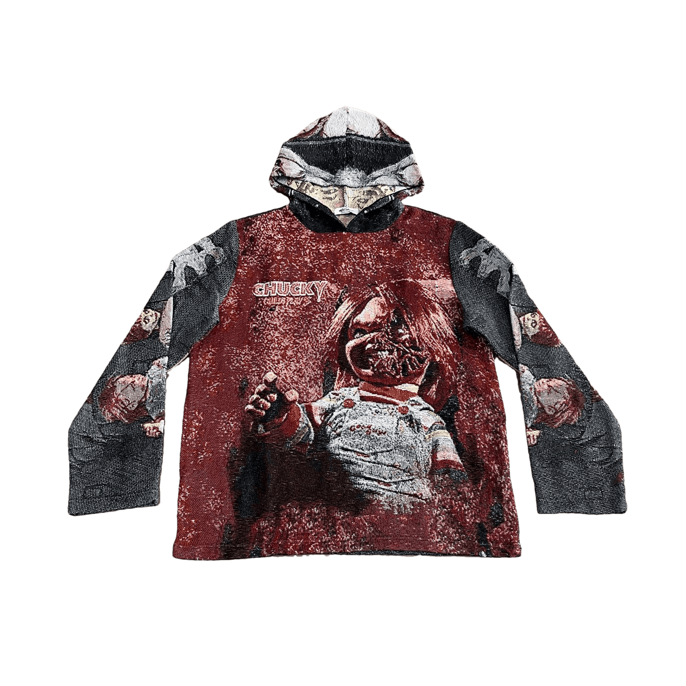 RDMCLOTHINGART tapestry hoodie CHUCKY TAPESTRY HOODIE