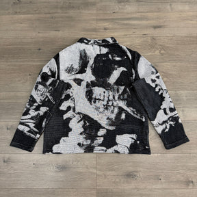 RDMCLOTHINGART tapestry hoodie CIGARETTE SKULL TAPESTRY JACKET