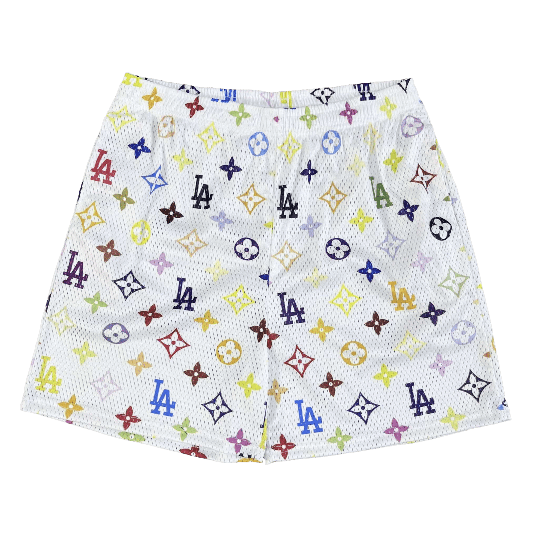 COLORFUL LA MESH SHORTS-8677 - RDMCLOTHINGART