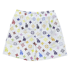 COLORFUL LA MESH SHORTS-8677 - RDMCLOTHINGART
