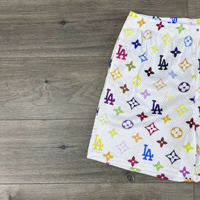 COLORFUL LA MESH SHORTS-8677 - RDMCLOTHINGART
