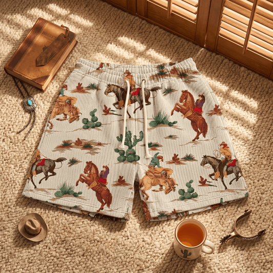 RDMCLOTHINGART tapestry hoodie COWBOY V2 TAPESTRY SHORTS