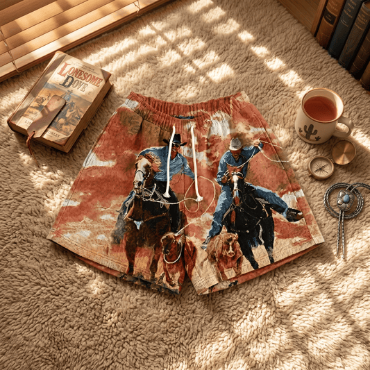 RDMCLOTHINGART tapestry hoodie COWBOY V3 TAPESTRY SHORTS