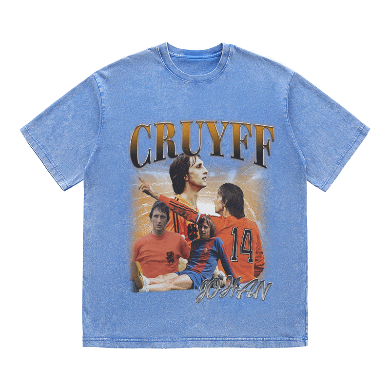 RDMCLOTHINGART tapestry hoodie CRUYFF HEAVY WEIGHT COTTON TEE-8953