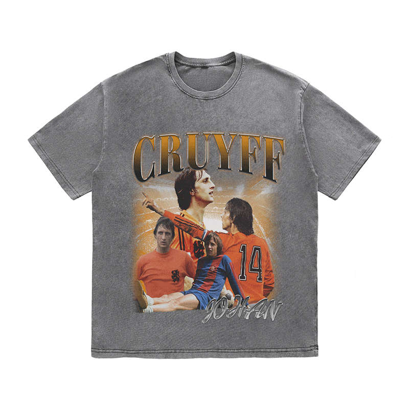 RDMCLOTHINGART tapestry hoodie CRUYFF HEAVY WEIGHT COTTON TEE-8953