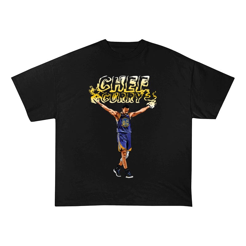 CURRY HEAVY COTTON TEES-8234 - RDMCLOTHINGART