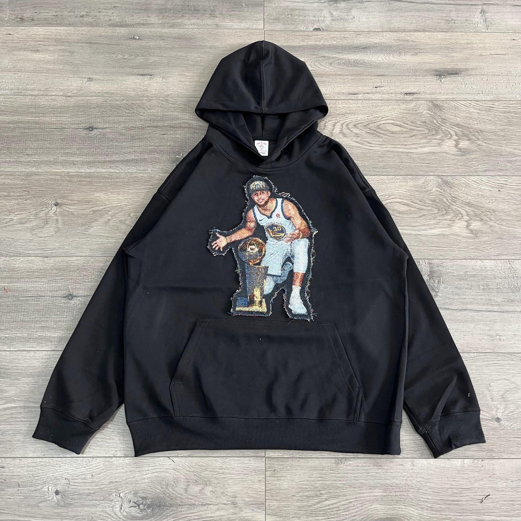 CURRY TAPESTRY PATCH HOODIE-9033 - RDMCLOTHINGART