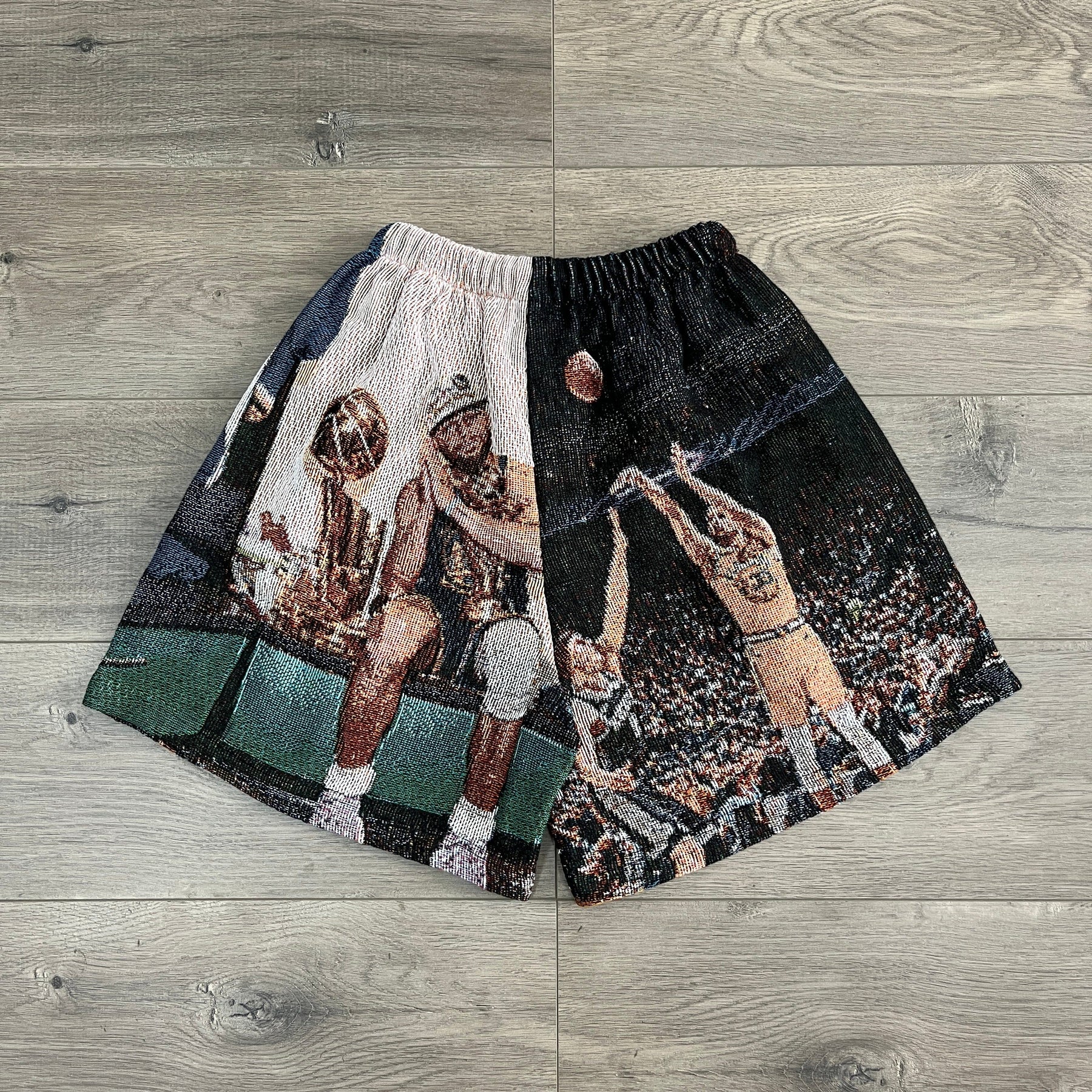 RDMCLOTHINGART tapestry hoodie CURRY TAPESTRY SHORTS