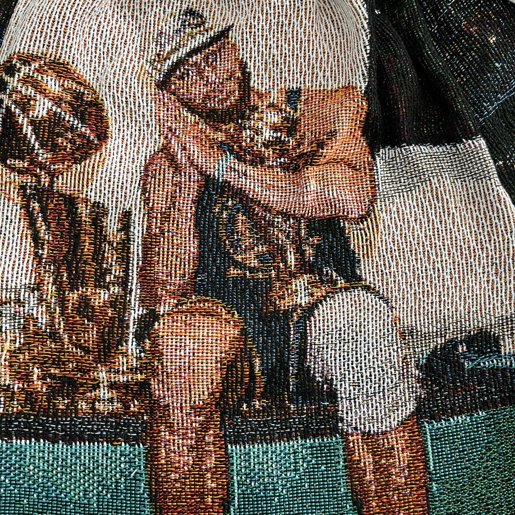 RDMCLOTHINGART tapestry hoodie CURRY TAPESTRY SHORTS