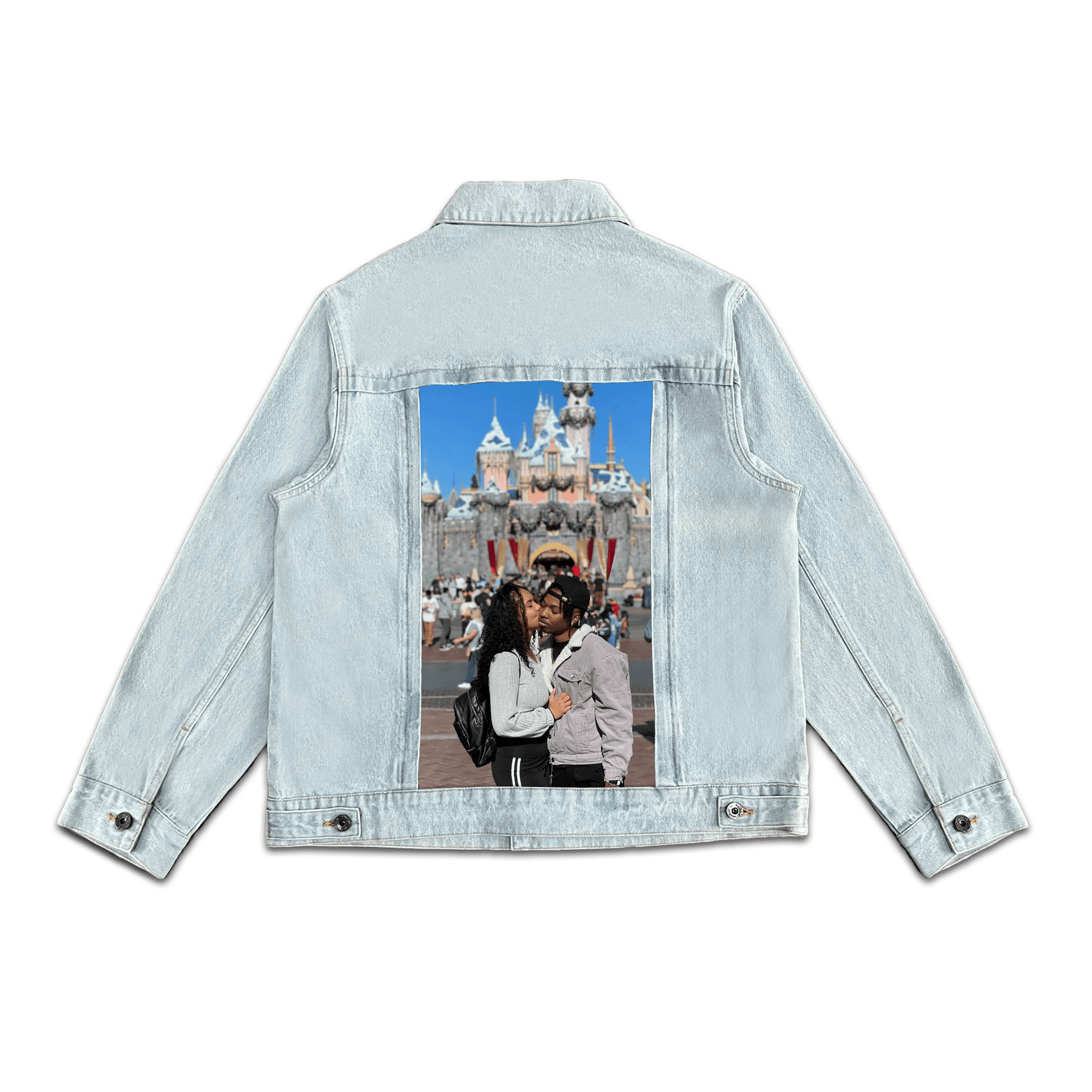 RDMCLOTHINGART tapestry hoodie CUSTOM DENIM JACKET