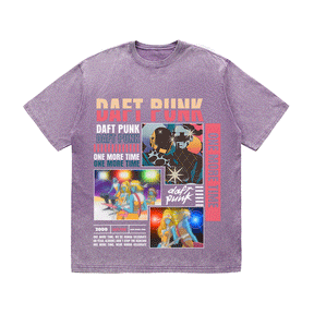 RDMCLOTHINGART tapestry hoodie DAFT PUNK HEAVY WEIGHT COTTON TEE-8993