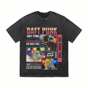 RDMCLOTHINGART tapestry hoodie DAFT PUNK HEAVY WEIGHT COTTON TEE-8993
