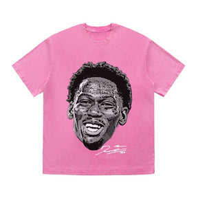 RDMCLOTHINGART tapestry hoodie DAVID HEAVY COTTON TEES-9551