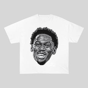 RDMCLOTHINGART tapestry hoodie DAVID HEAVY COTTON TEES-9551