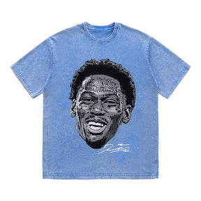 RDMCLOTHINGART tapestry hoodie DAVID HEAVY COTTON TEES-9551