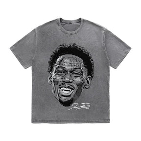 RDMCLOTHINGART tapestry hoodie DAVID HEAVY COTTON TEES-9551