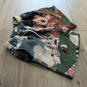 RDMCLOTHINGART tapestry hoodie DBZ V3 TAPESTRY SHORTS
