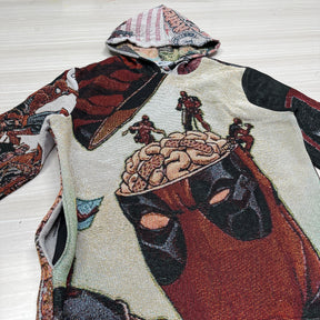 DEADPOOL TAPESTRY HOODIE - RDMCLOTHINGART