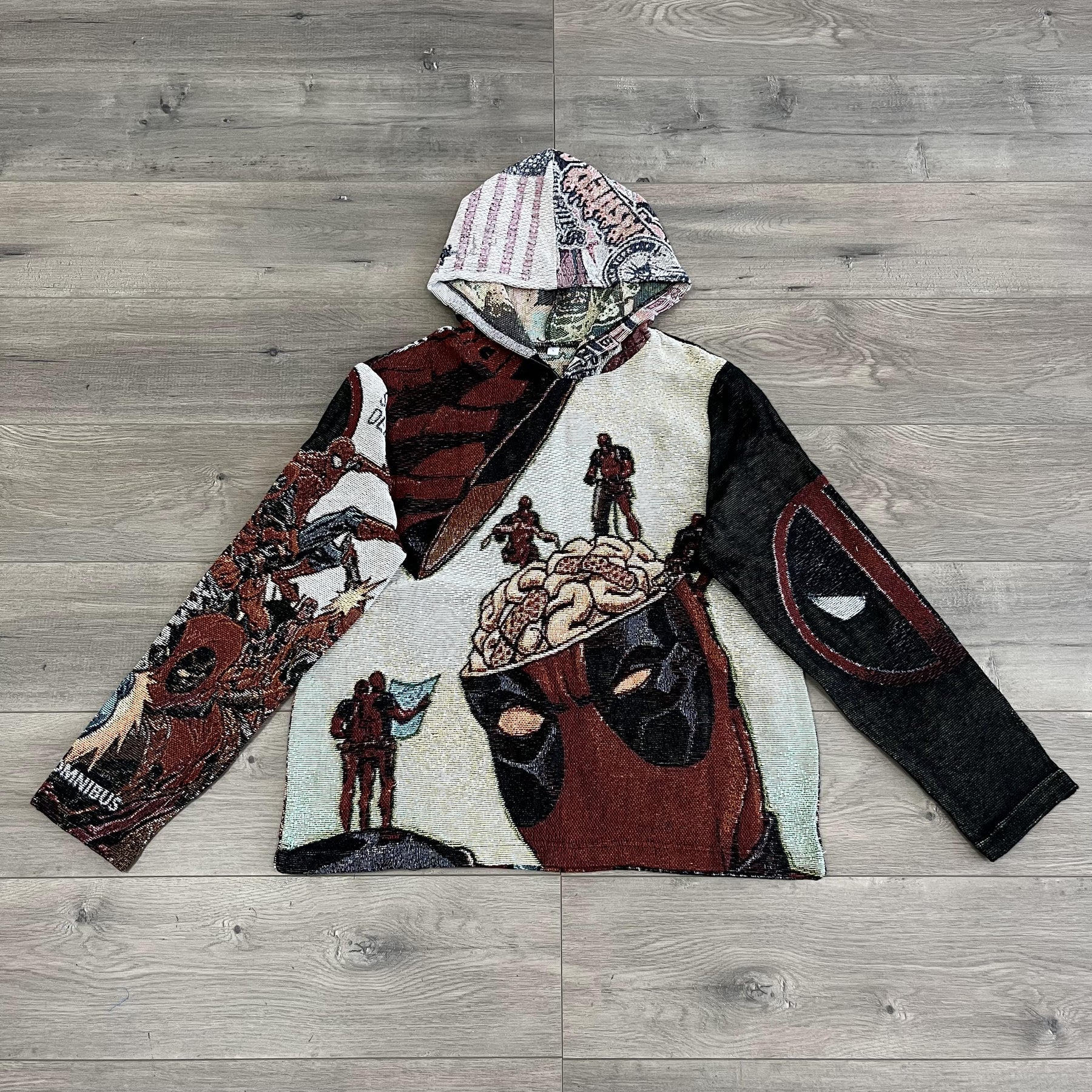 DEADPOOL TAPESTRY HOODIE - RDMCLOTHINGART