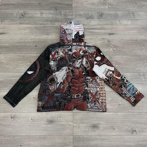 DEADPOOL TAPESTRY HOODIE - RDMCLOTHINGART