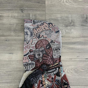 DEADPOOL TAPESTRY HOODIE - RDMCLOTHINGART