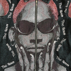 RDMCLOTHINGART tapestry hoodie DENNIS RODMAN TAPESTRY JACKET