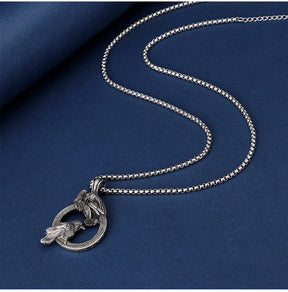 RDMCLOTHINGART 26 INCH tapestry hoodie Designed Necklace-9019