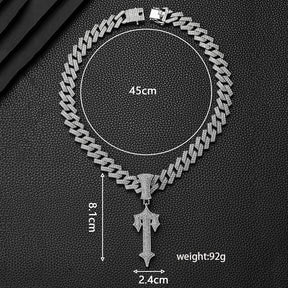 RDMCLOTHINGART tapestry hoodie Designed Necklace-9031