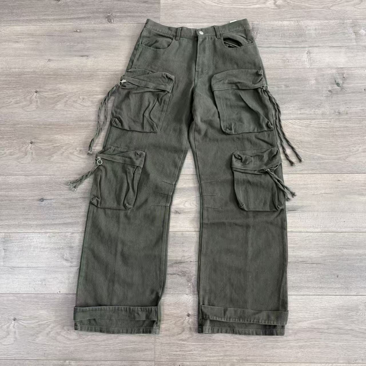 RDMCLOTHINGART tapestry hoodie DESIGNER CARGO PANTS-9001