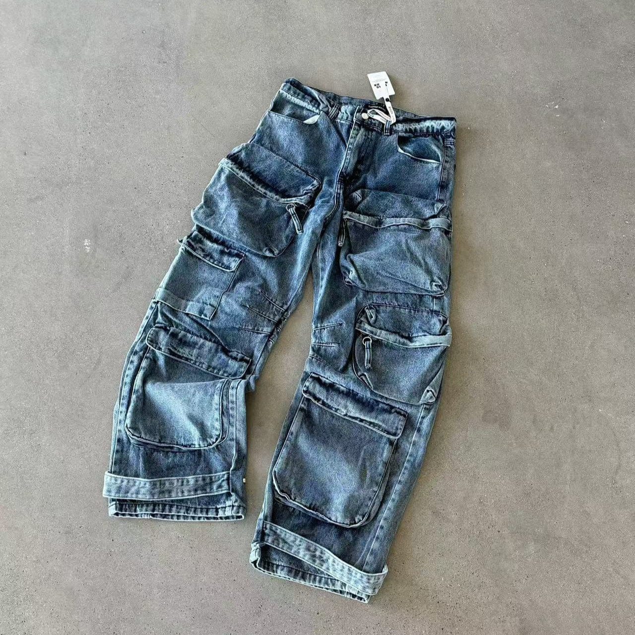 RDMCLOTHINGART tapestry hoodie DESIGNER HEAVY CARGO PANTS-8033